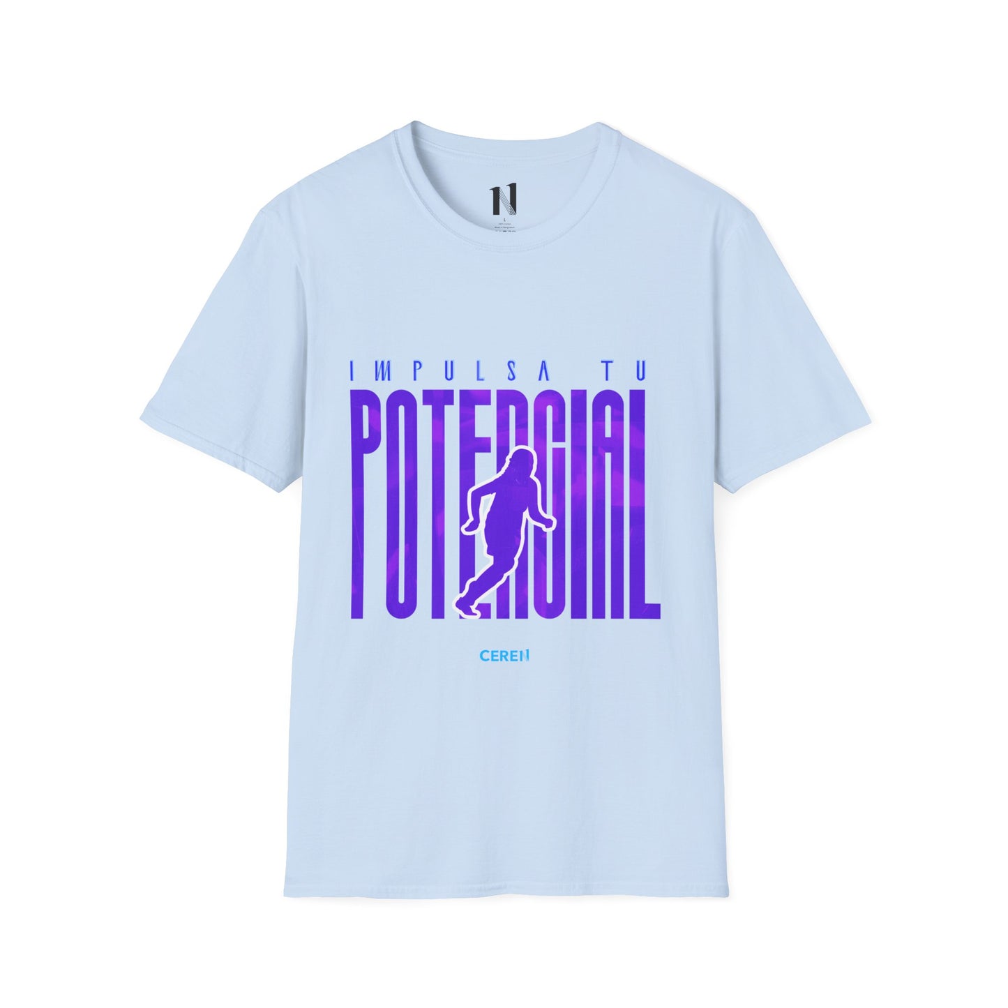 Impulsa tu potencial - T-Shirt, Unisex Softstyle Top, Motivational Tee