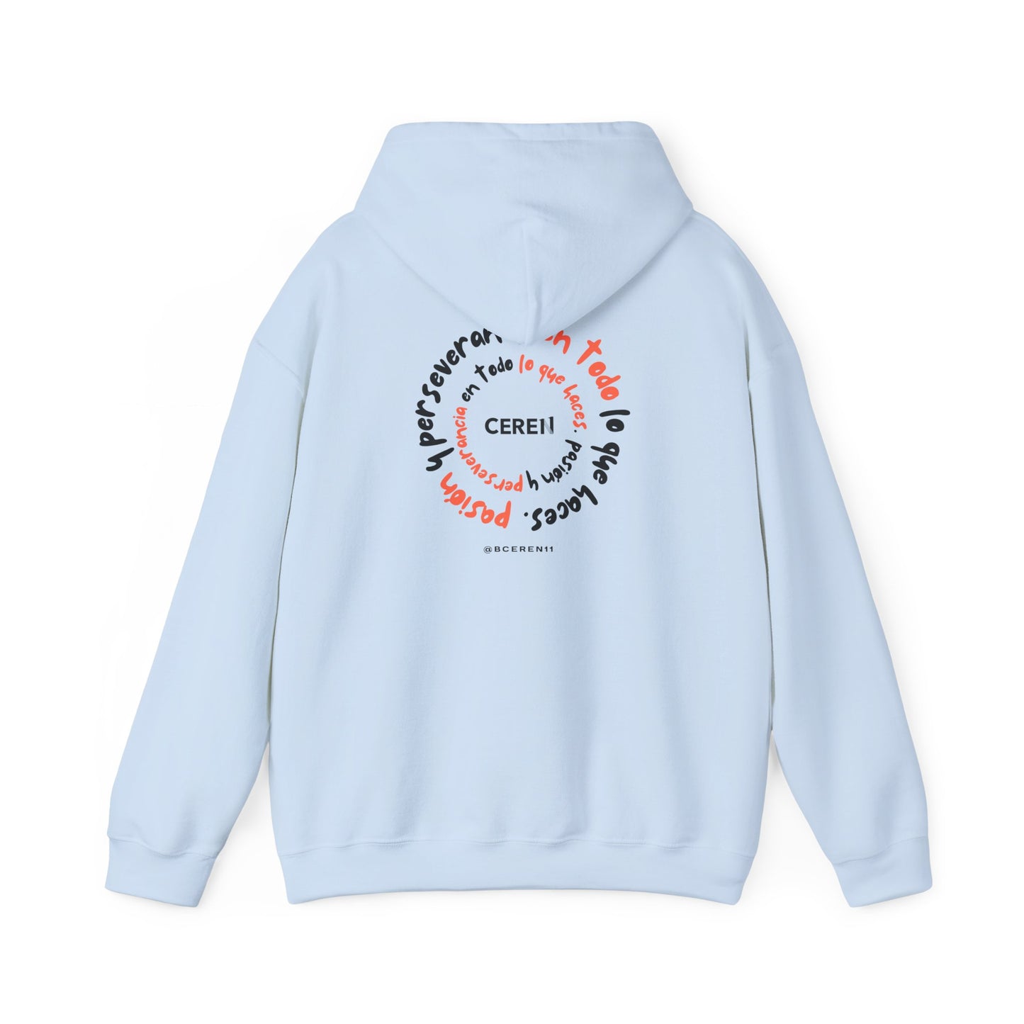 Ceren - Con pasión y disciplina - Motivational Hoodie - Unisex Heavy Blend Sweatshirt, Casual Wear, Inspirational Apparel