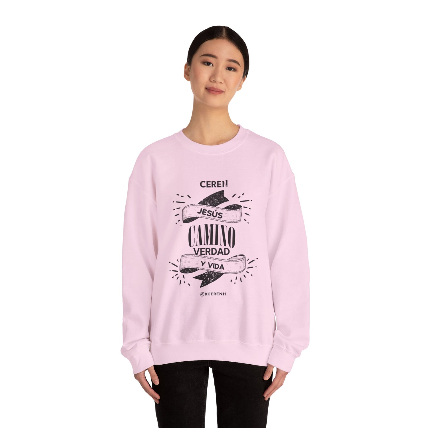 Jesús el Camino - Sweatshirt — Jesús: Cereni Faith Crewneck