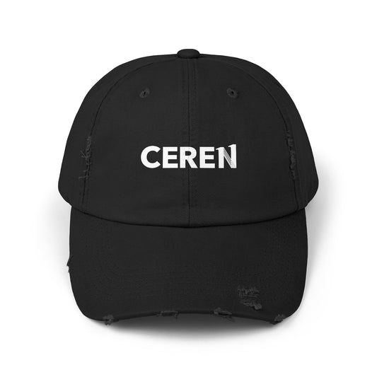 CEREN - Unisex Distressed Cap with Ceren Design - Casual Style Hat, Gift for Him/Her, Trendy Accessory, Everyday Wear, Adjustable Cap