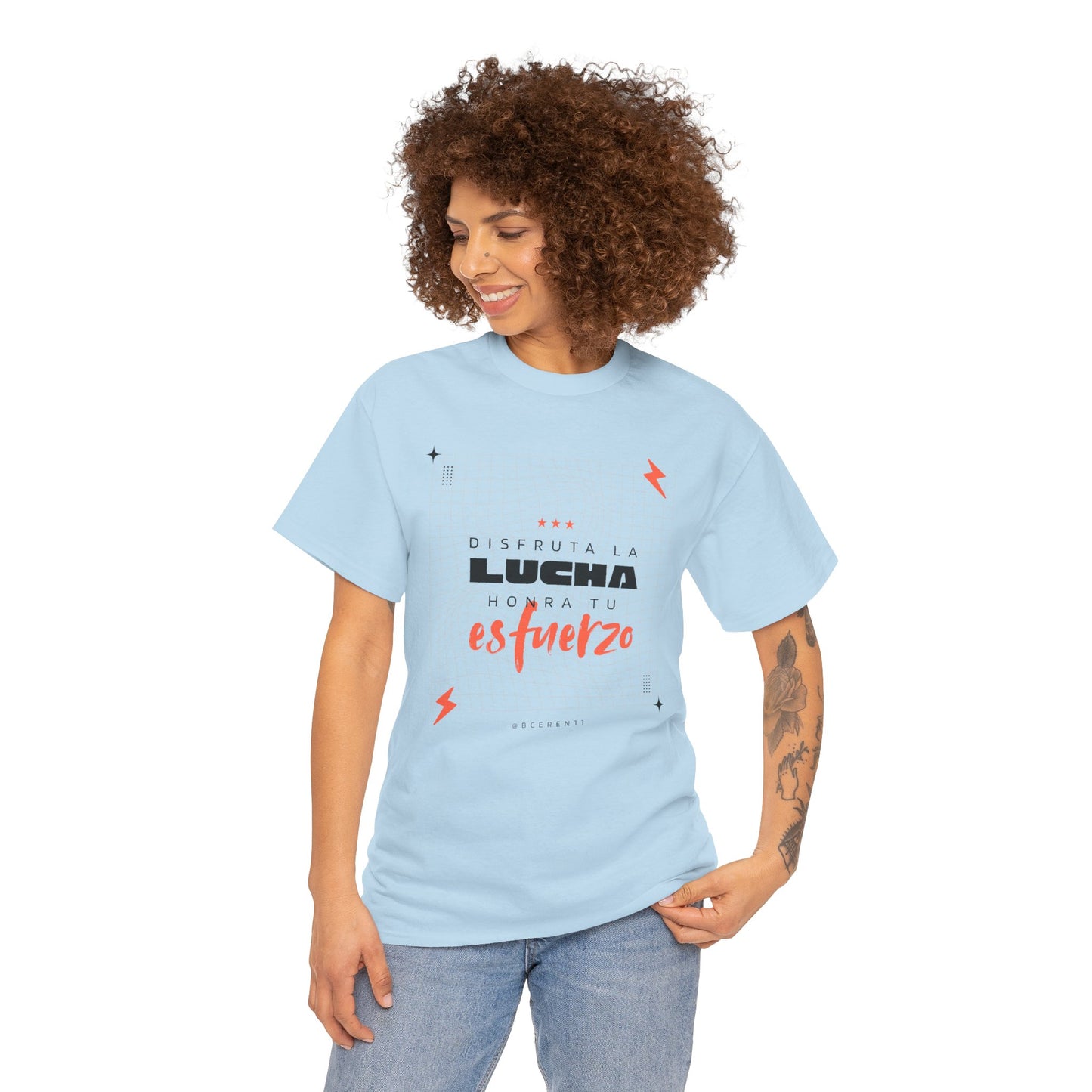 Disfruta la lucha - Motivational T-Shirt, Unisex Casual Wear, Gift for Fitness Enthusiasts