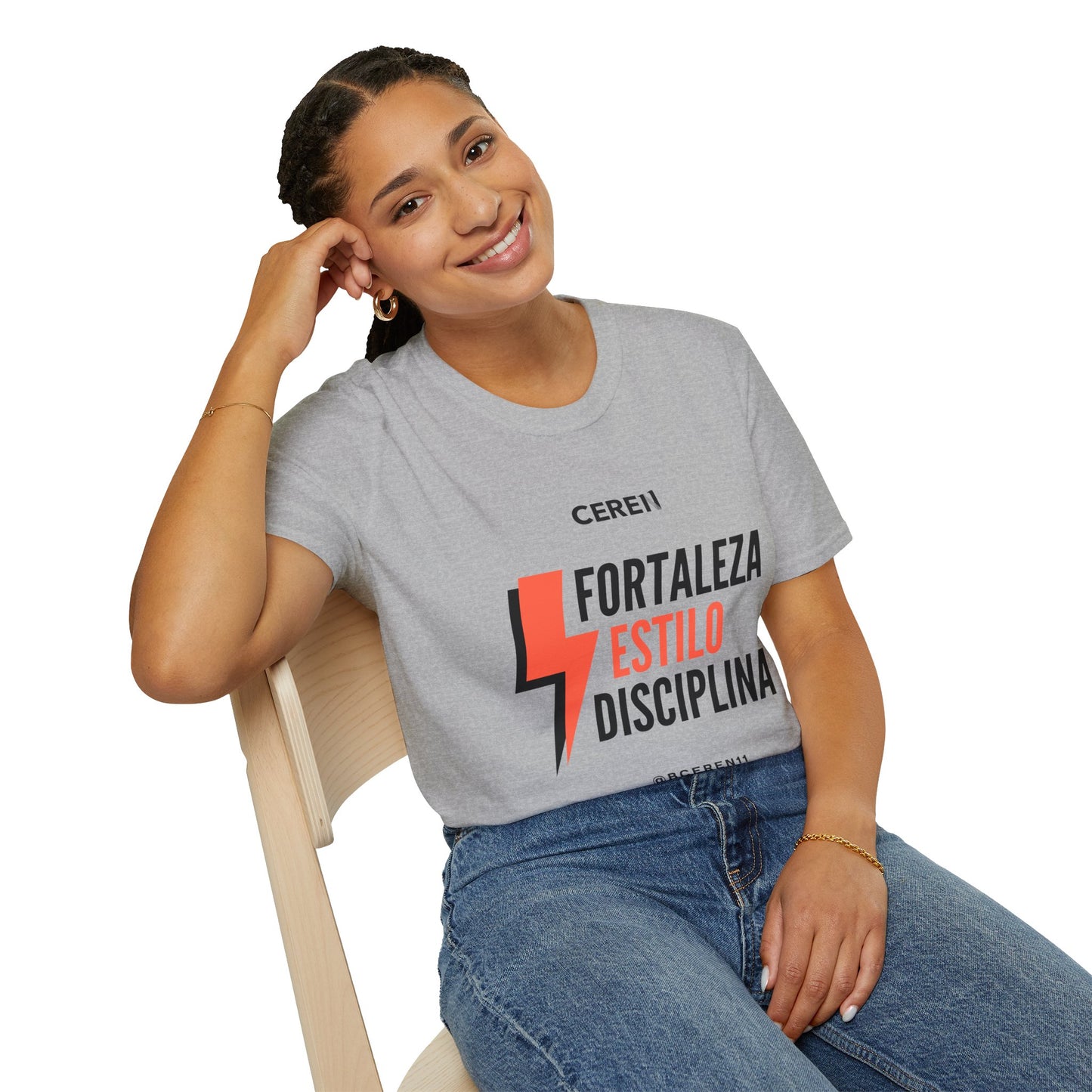 Fortaleza - T-Shirt - Unisex Softstyle Design, Motivation Shirt, Fitness Apparel