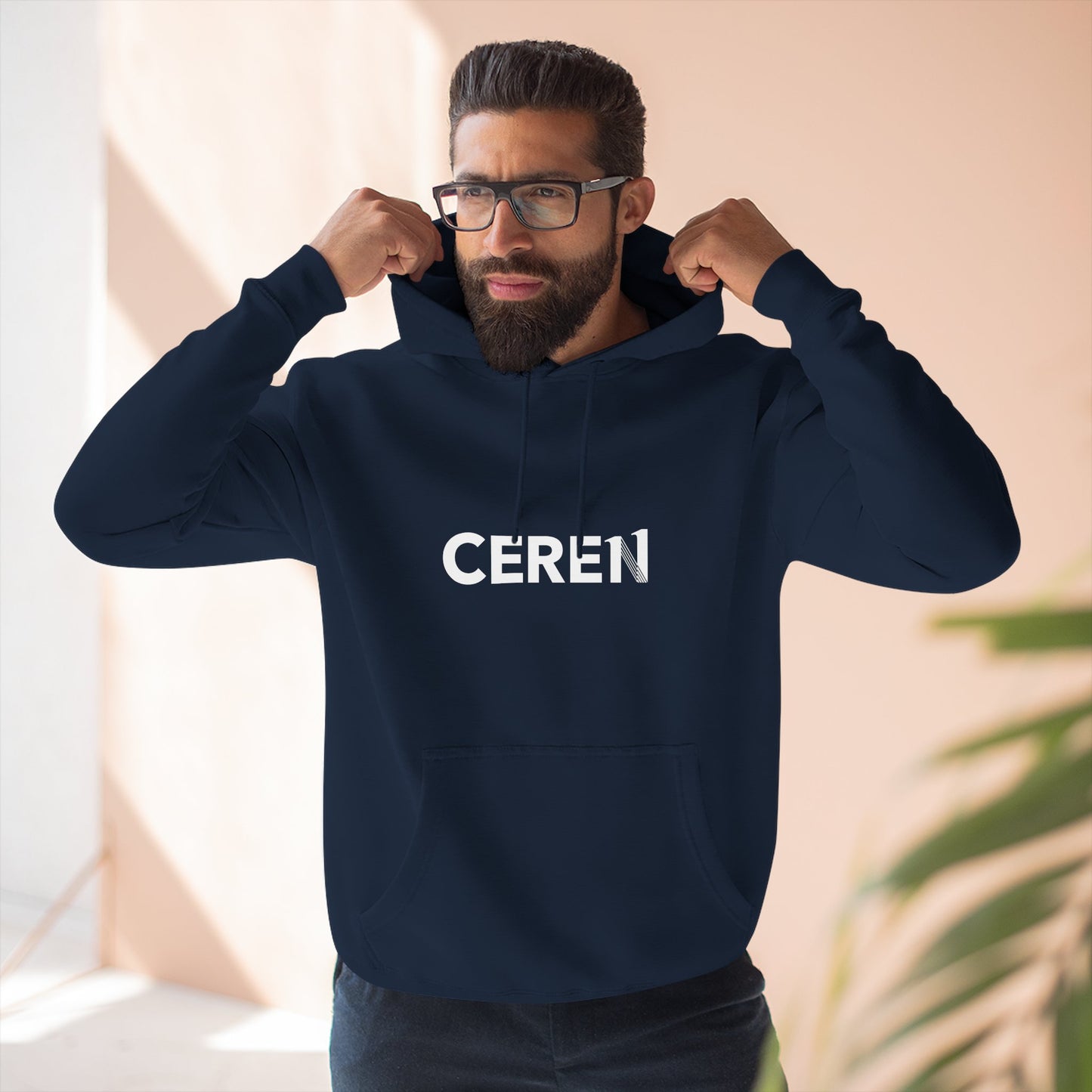 Pasión en todo - Ceren - Motivational Fleece Hoodie, Inspirational Hooded Sweatshirt, Perfect Gift for Students