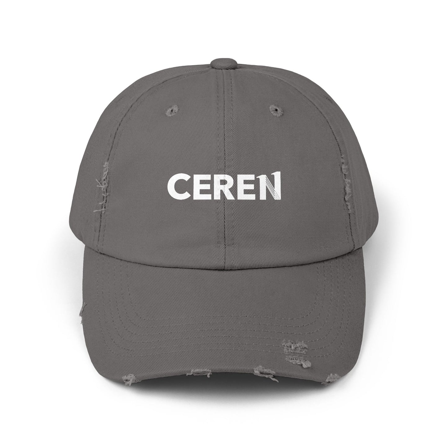 CEREN - Unisex Distressed Cap with Ceren Design - Casual Style Hat, Gift for Him/Her, Trendy Accessory, Everyday Wear, Adjustable Cap