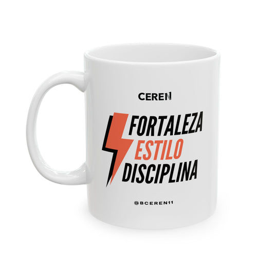 Fortaleza - CEREN11 - Ceramic Mug with Playful Design, Funny Coffee Cup, Sports Fan Mug, Gift for Him, Home Office Decor, Unique Kitchenware