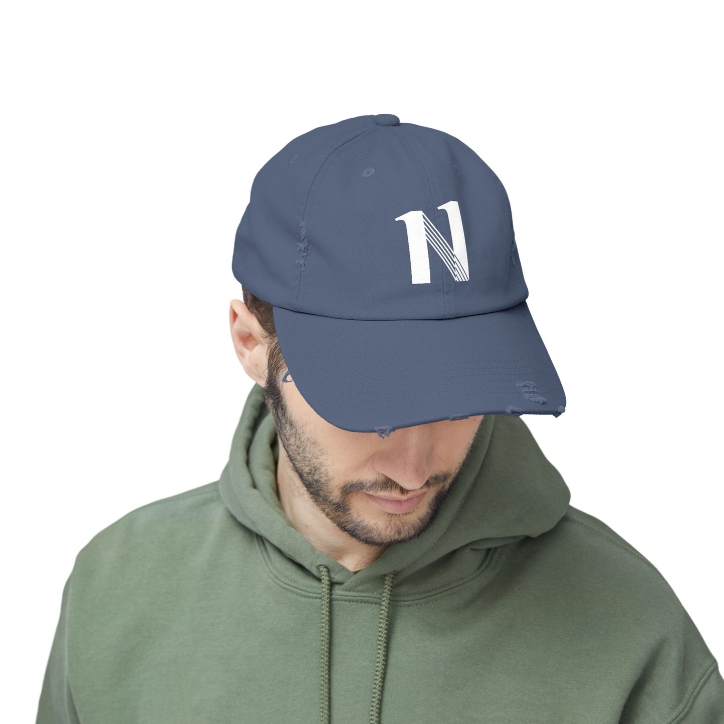 11 Gorra - Unisex Distressed Cap with Bold Lettering | Casual Accessory, Gift for Him/Her, Everyday Wear, Trendy Headwear
