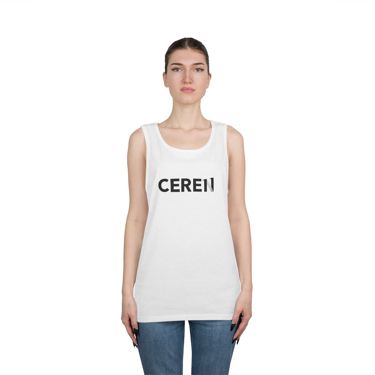 Ceren 11 - Graphic Tank Top, Cool Summer Shirt, Trendy Unisex Tank, Gift for Her, Casual Outfit
