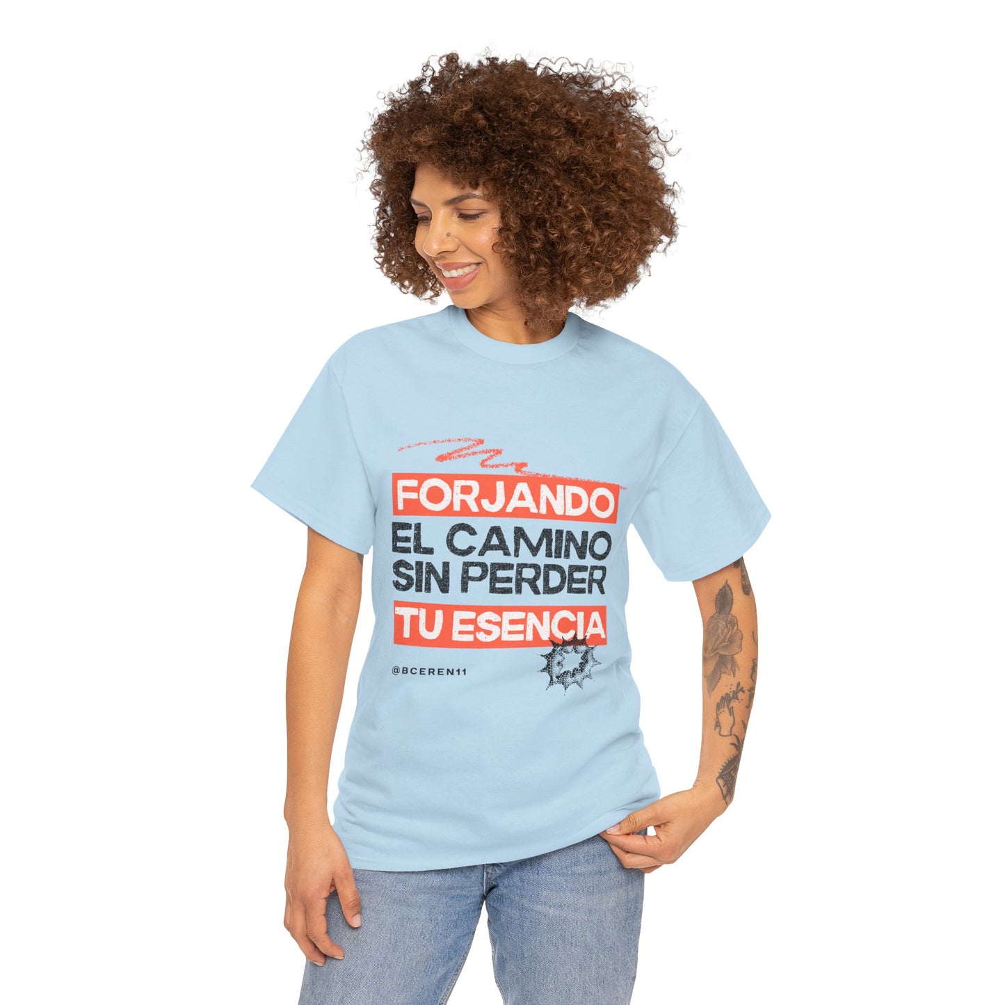 Esencia - Motivational Sports Tee - Spanish Inspirational Design