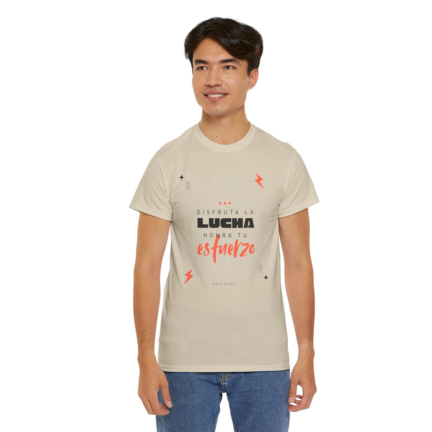 Disfruta la lucha - Motivational T-Shirt, Unisex Casual Wear, Gift for Fitness Enthusiasts