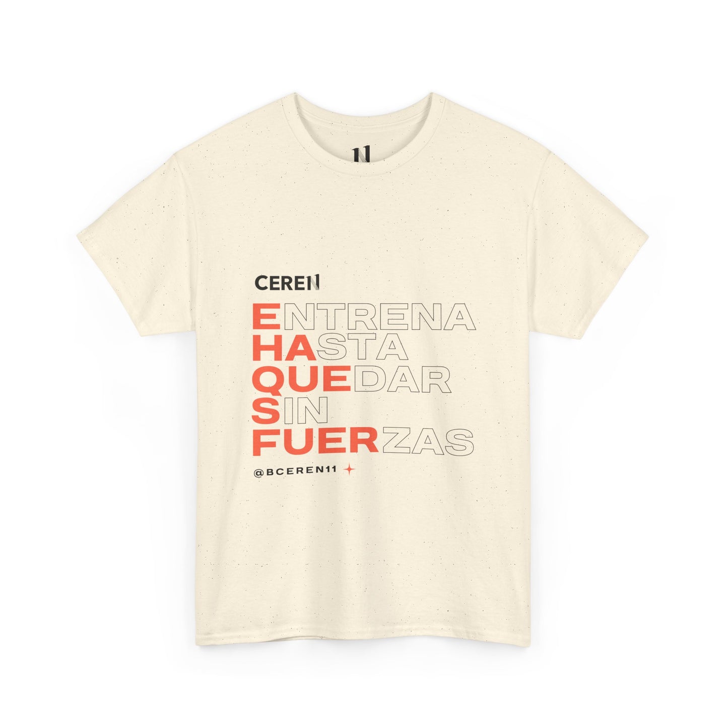 Hasta quedar sin fuerzas - Motivational Unisex Heavy Cotton Tee, Inspirational Quote T-Shirt, Casual Wear, Gift for Friends