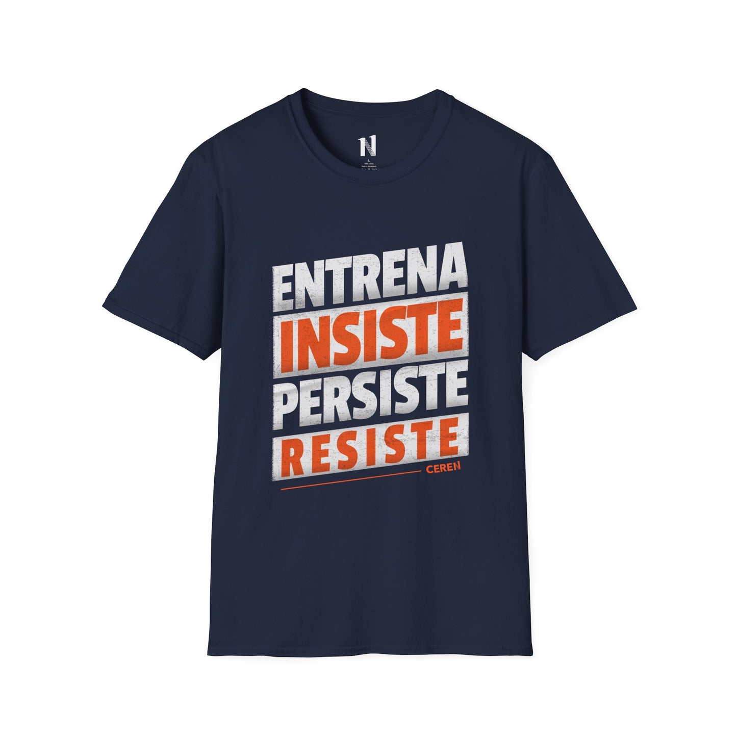 'Entrena - Resiste' - Workout Shirt, Gift for Gym