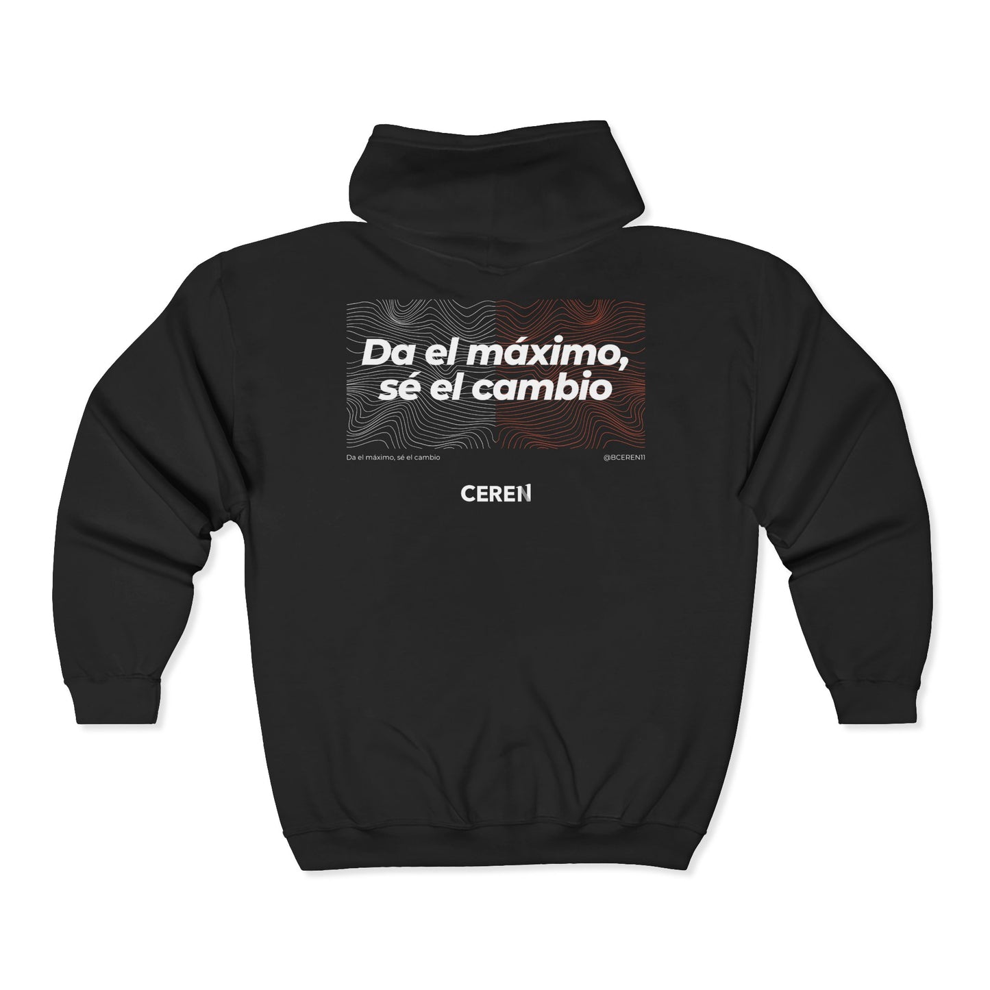 Da el máximo - Stylish Unisex Zip-Up Hoodie, Casual Wear, Perfect Gift for Friends