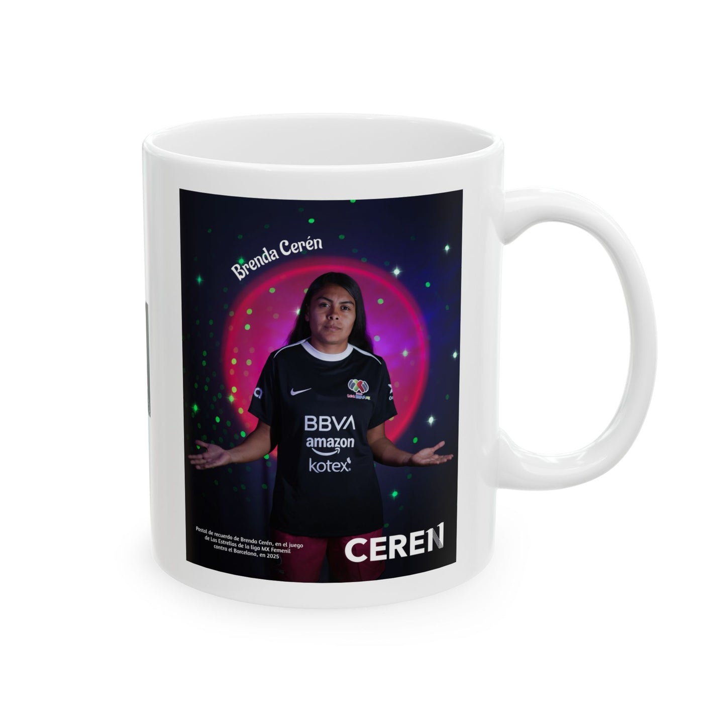 El Juego de las Estrellas MX - Cosmic Cat Ceramic Mug, 11oz, 15oz,  Cute Coffee Cup for Birthdays