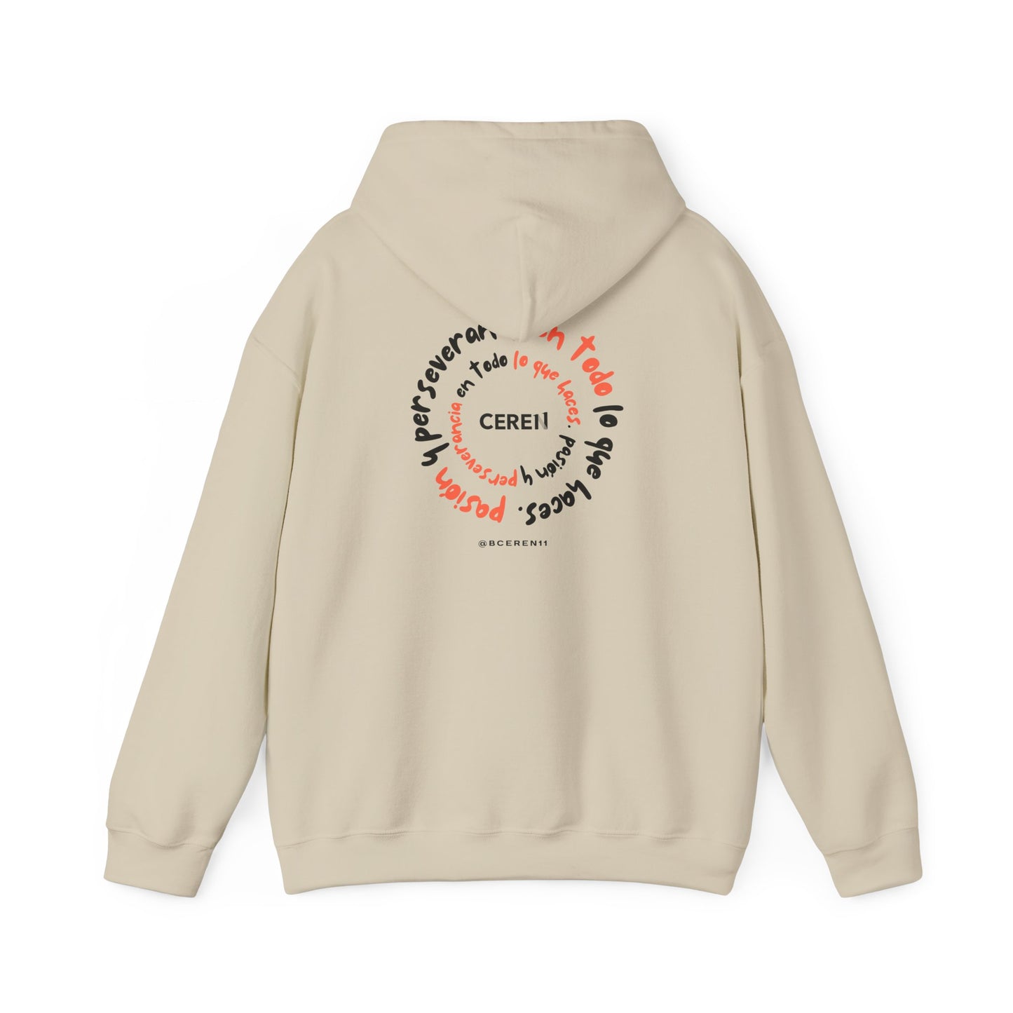 Ceren - Con pasión y disciplina - Motivational Hoodie - Unisex Heavy Blend Sweatshirt, Casual Wear, Inspirational Apparel
