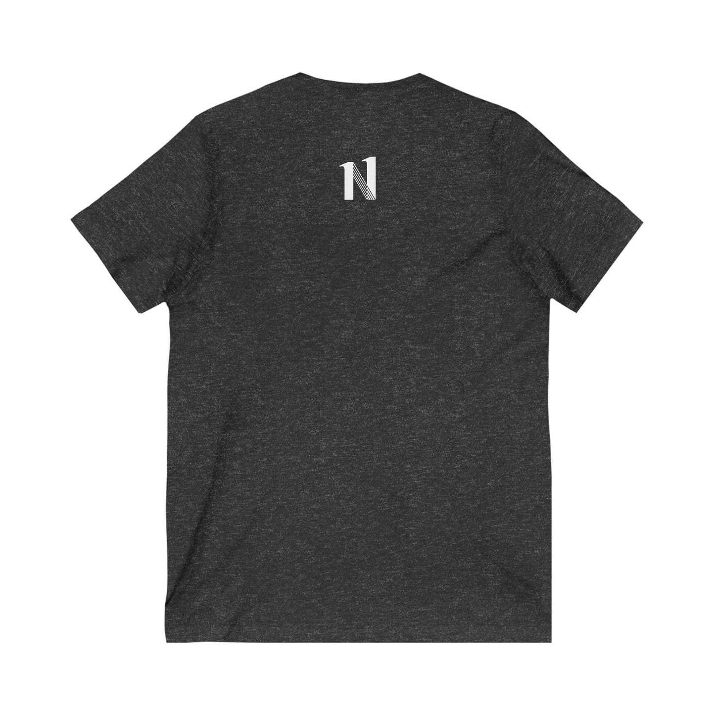 Work in Silence | Motivational V-Neck Tee - Casual Wear, Unisex, Inspirational Shirt, Relaxed Fit Tee