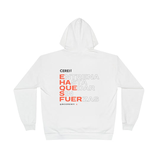 Hasta quedar sin fuerzas - Unisex Eco-Friendly Hoodie with Motivational Print, Cozy Sweatshirt for Workout, Fitness Gift