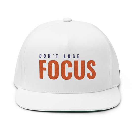 No pierdas enfoque - Gorra bordada -  Adjustable Cap, Gift for Students, Motivational Hat, Casual Accessories