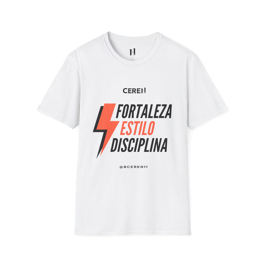 Fortaleza - T-Shirt - Unisex Softstyle Design, Motivation Shirt, Fitness Apparel