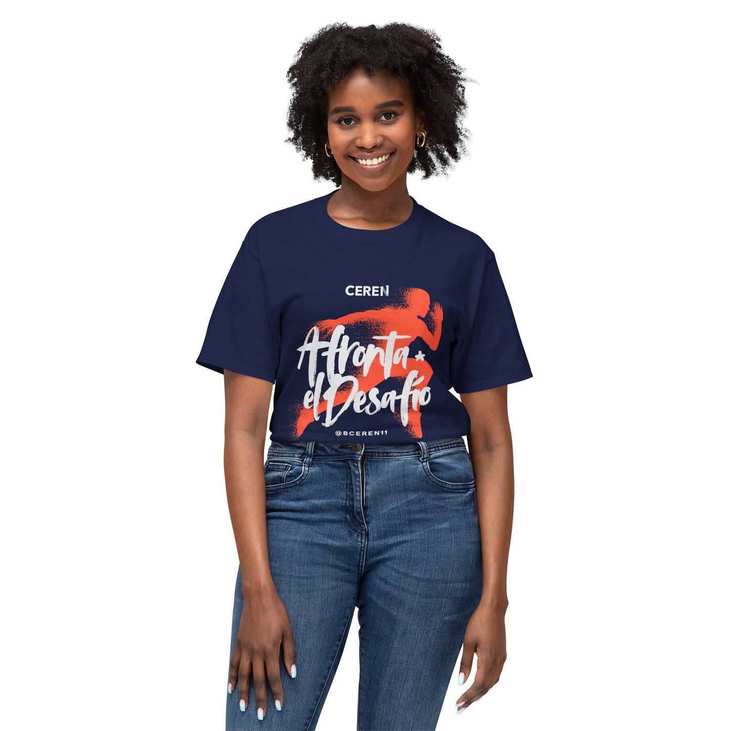 Afronta el desafío - CEREN11 - Unisex HD Cotton T-Shirt | Motivational Tee, Fitness Apparel, Gift for Athletes, Sportswear