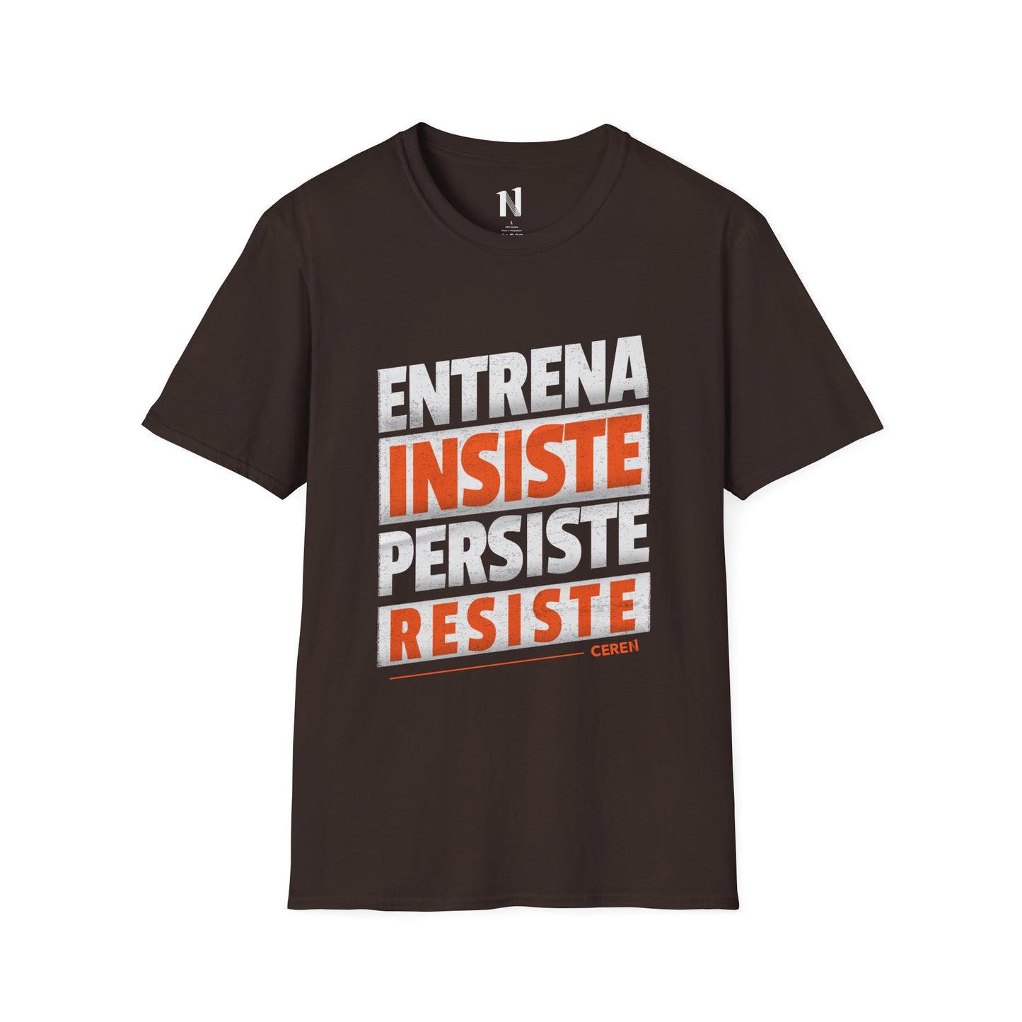 'Entrena - Resiste' - Workout Shirt, Gift for Gym