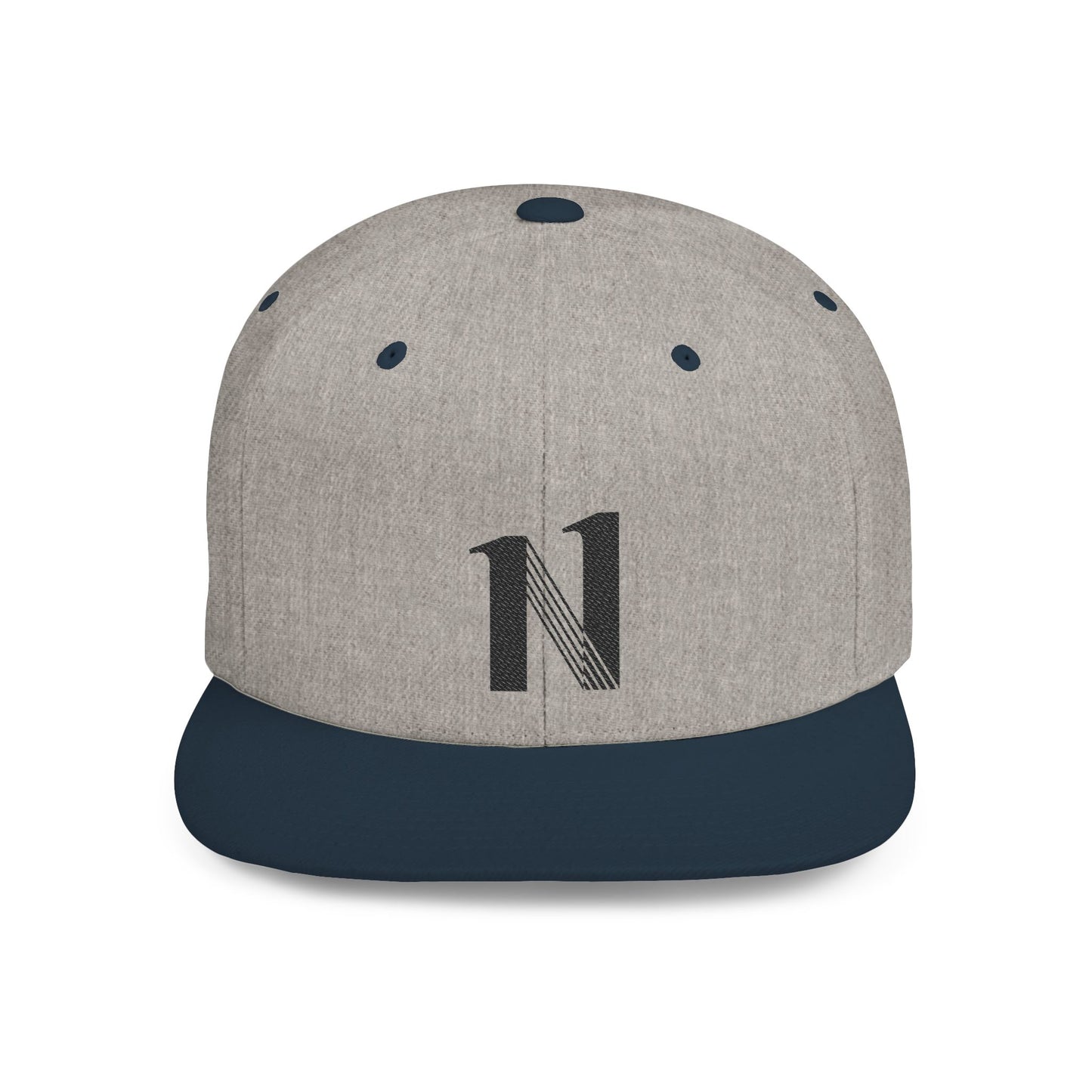 CEREN11 - Gorra bordada plana - Flat Bill Snapback Hat, Stylish White Cap with Letter Design, Gifts, Fashion Lovers