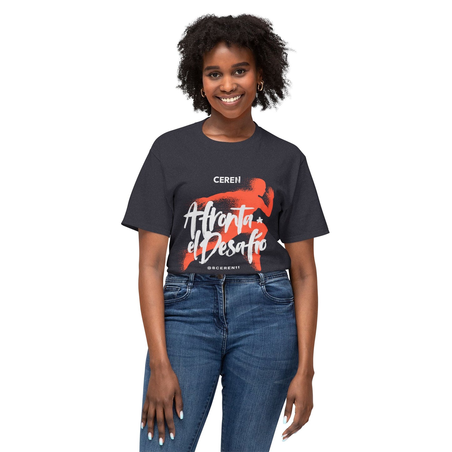 Afronta el desafío - CEREN11 - Unisex HD Cotton T-Shirt | Motivational Tee, Fitness Apparel, Gift for Athletes, Sportswear