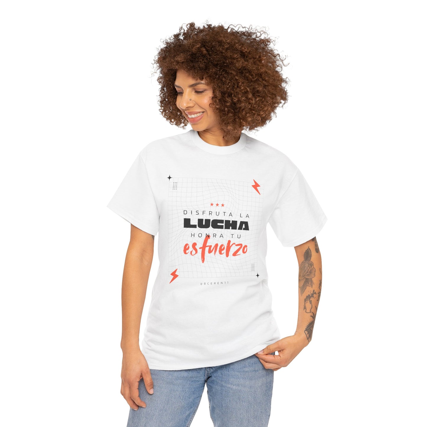 Disfruta la lucha - Motivational T-Shirt, Unisex Casual Wear, Gift for Fitness Enthusiasts