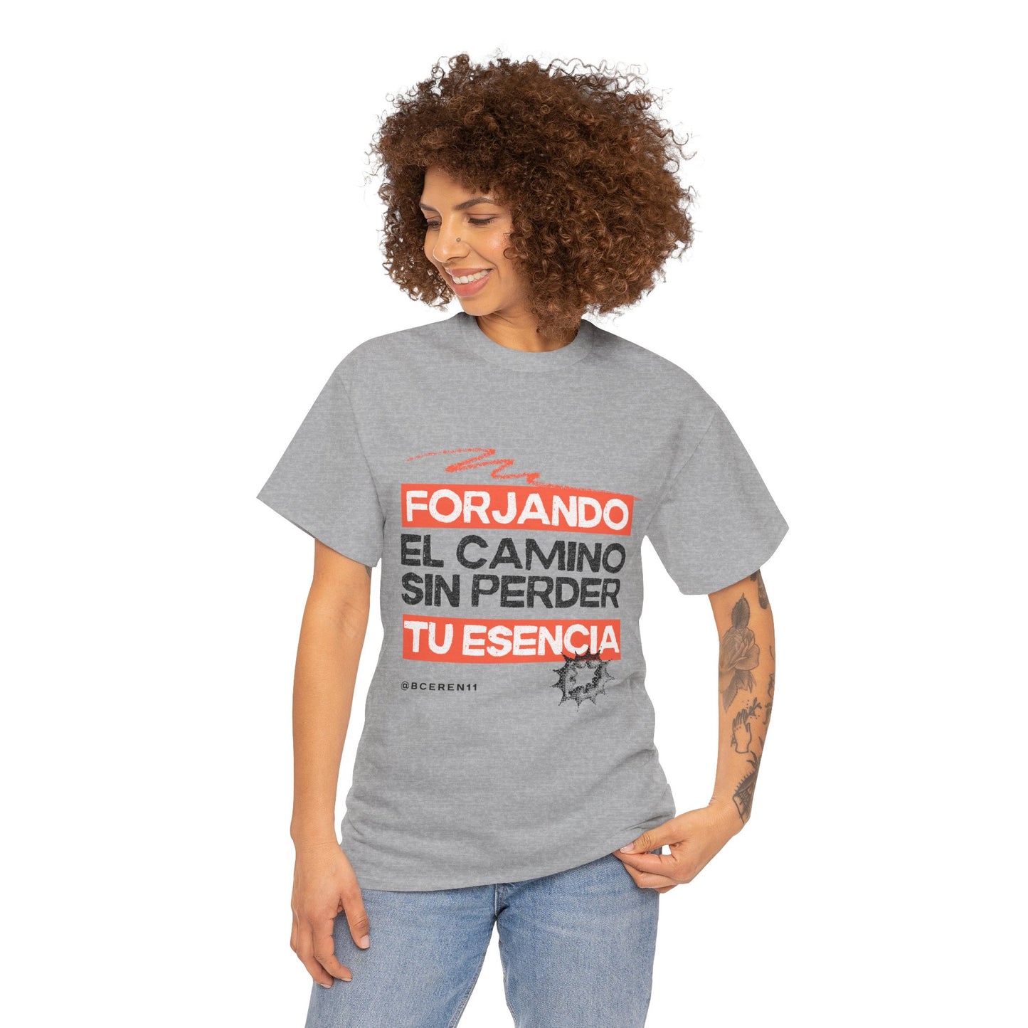 Esencia - Motivational Sports Tee - Spanish Inspirational Design
