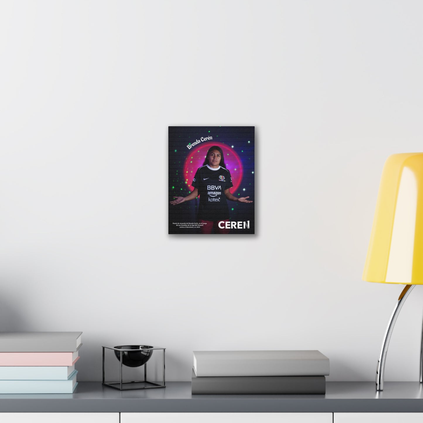 Juego de las Estrellas MX -  Cuadro de pared (Canva) Inspirational Canvas Art, Motivational Wall Decor, Soccer Fan Gift, Unique Artwork