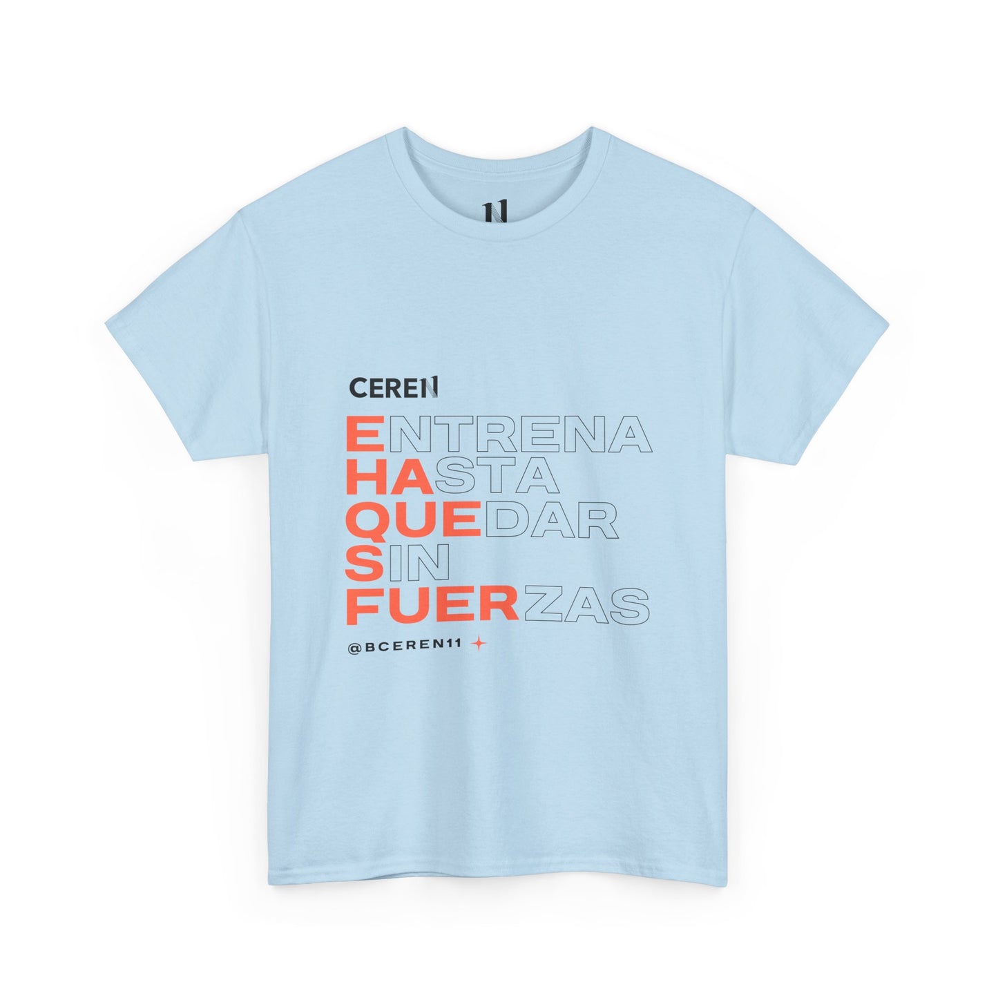 Hasta quedar sin fuerzas - Motivational Unisex Heavy Cotton Tee, Inspirational Quote T-Shirt, Casual Wear, Gift for Friends