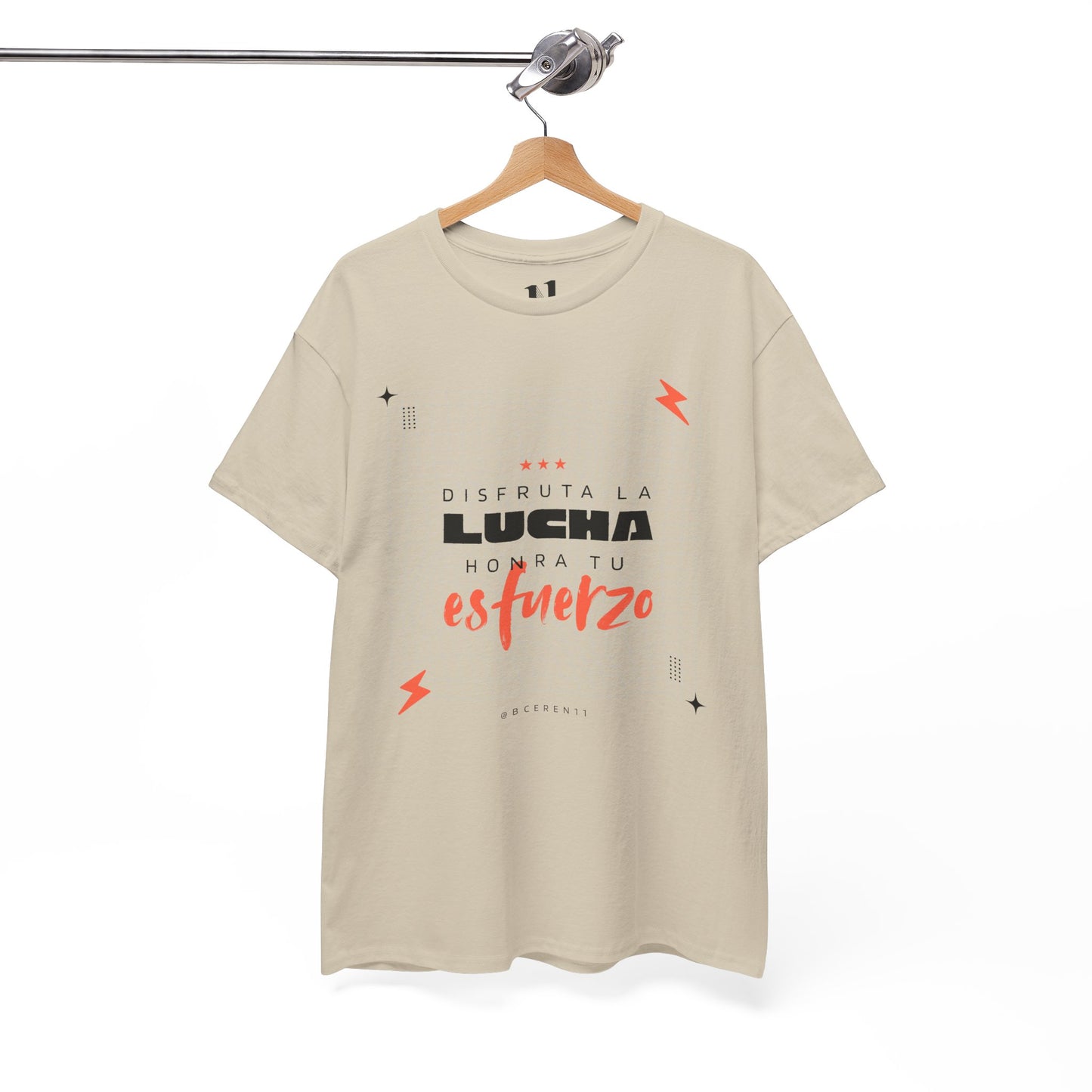 Disfruta la lucha - Motivational T-Shirt, Unisex Casual Wear, Gift for Fitness Enthusiasts