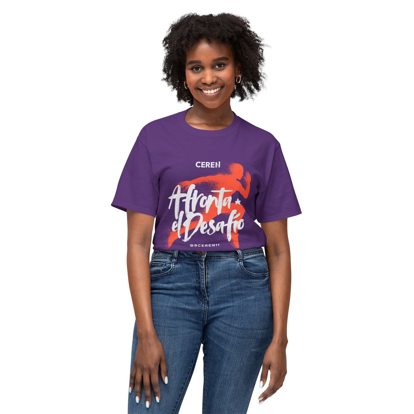 Afronta el desafío - CEREN11 - Unisex HD Cotton T-Shirt | Motivational Tee, Fitness Apparel, Gift for Athletes, Sportswear