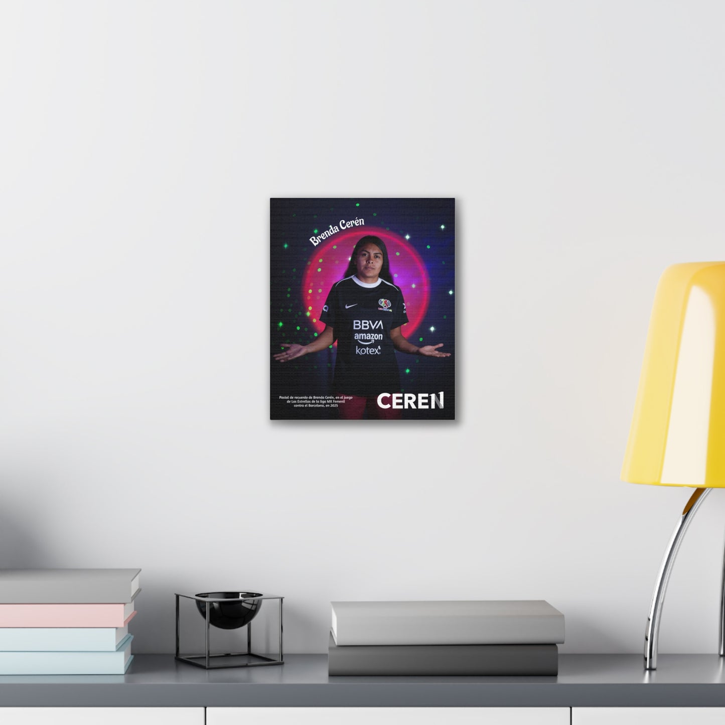 Juego de las Estrellas MX -  Cuadro de pared (Canva) Inspirational Canvas Art, Motivational Wall Decor, Soccer Fan Gift, Unique Artwork