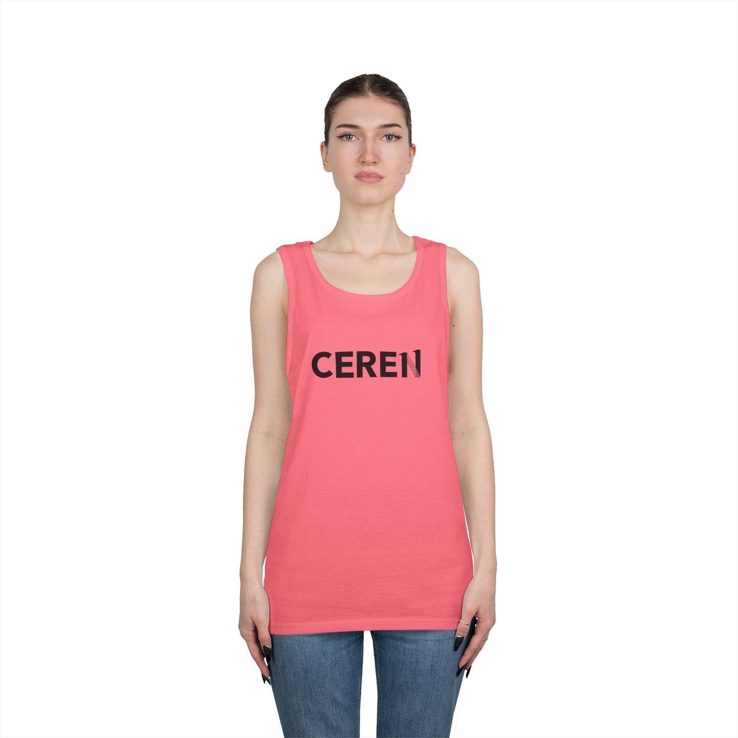 Ceren 11 - Graphic Tank Top, Cool Summer Shirt, Trendy Unisex Tank, Gift for Her, Casual Outfit