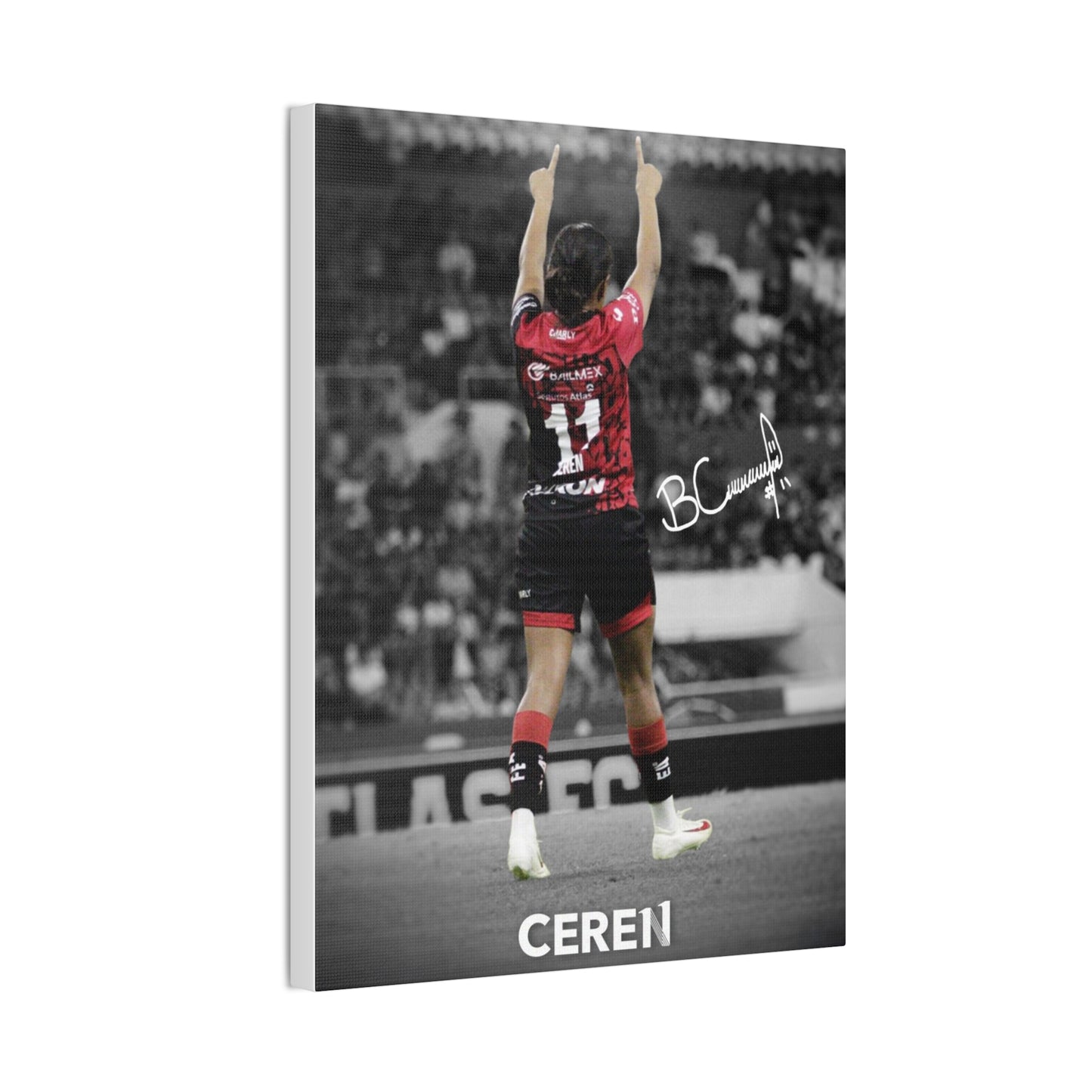Poster Canva BC11 - Personalized Home Decor - Art Ceren, Soccer Fan