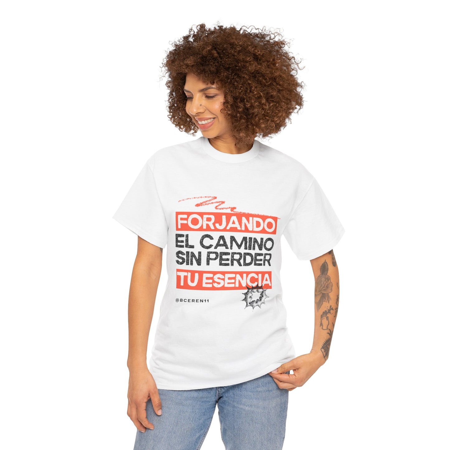 Esencia - Motivational Sports Tee - Spanish Inspirational Design