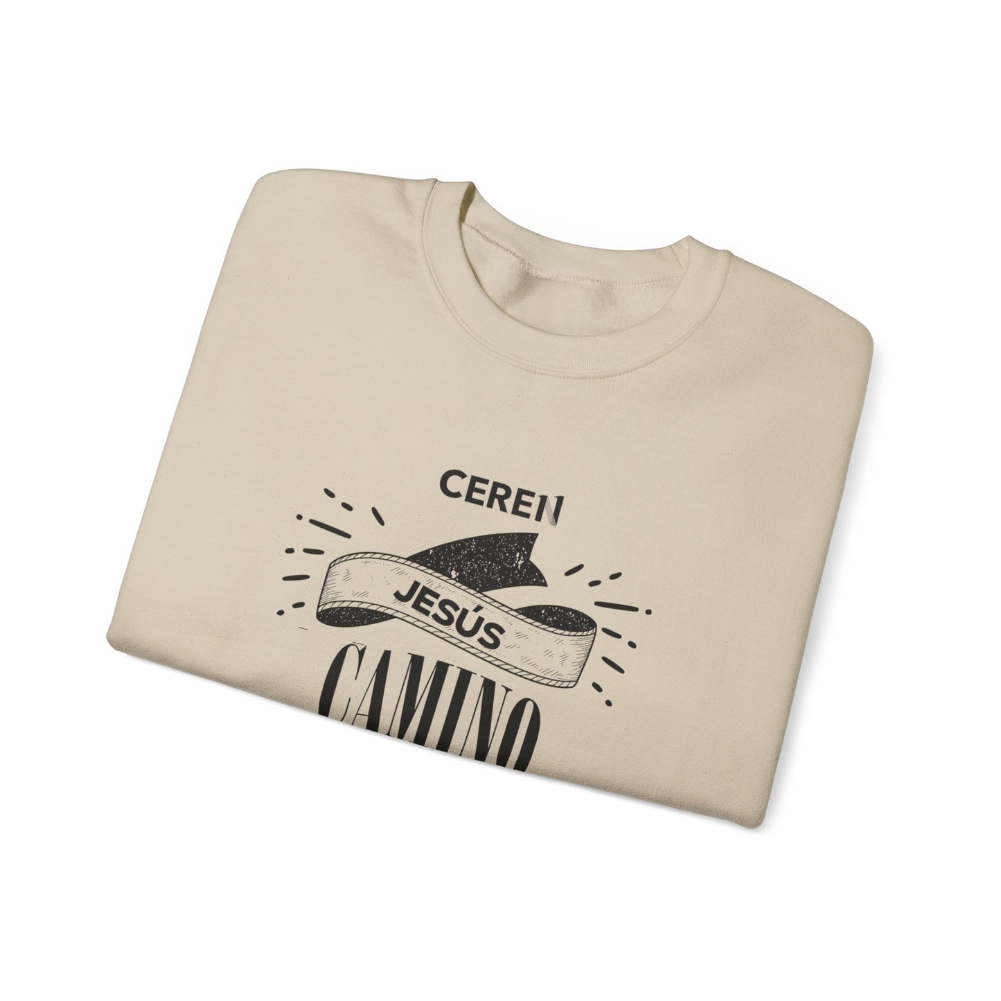 Jesús el Camino - Sweatshirt — Jesús: Cereni Faith Crewneck