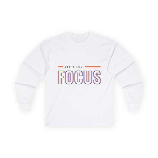 Don´t lose focus -  Long Sleeve Tee, Unisex Cotton Shirt, Inspirational Gift, Comfortable Everyday Wear, Perfect for Students and [...]